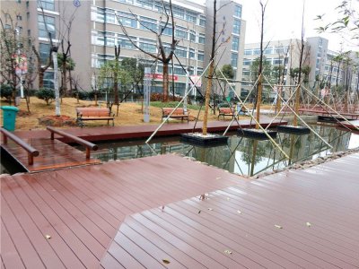 安徽户外或者庭院木塑地板安装中经常要用到